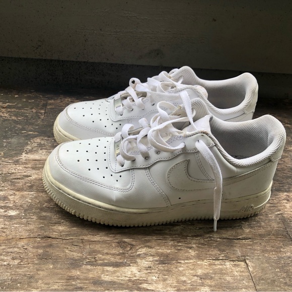 Nike Air Force 1 '07 Womens White Athletic Shoes Sneakers 315115-112 Size 8 - Picture 11 of 13